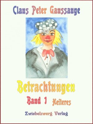 cover image of Betrachtungen – Band 1